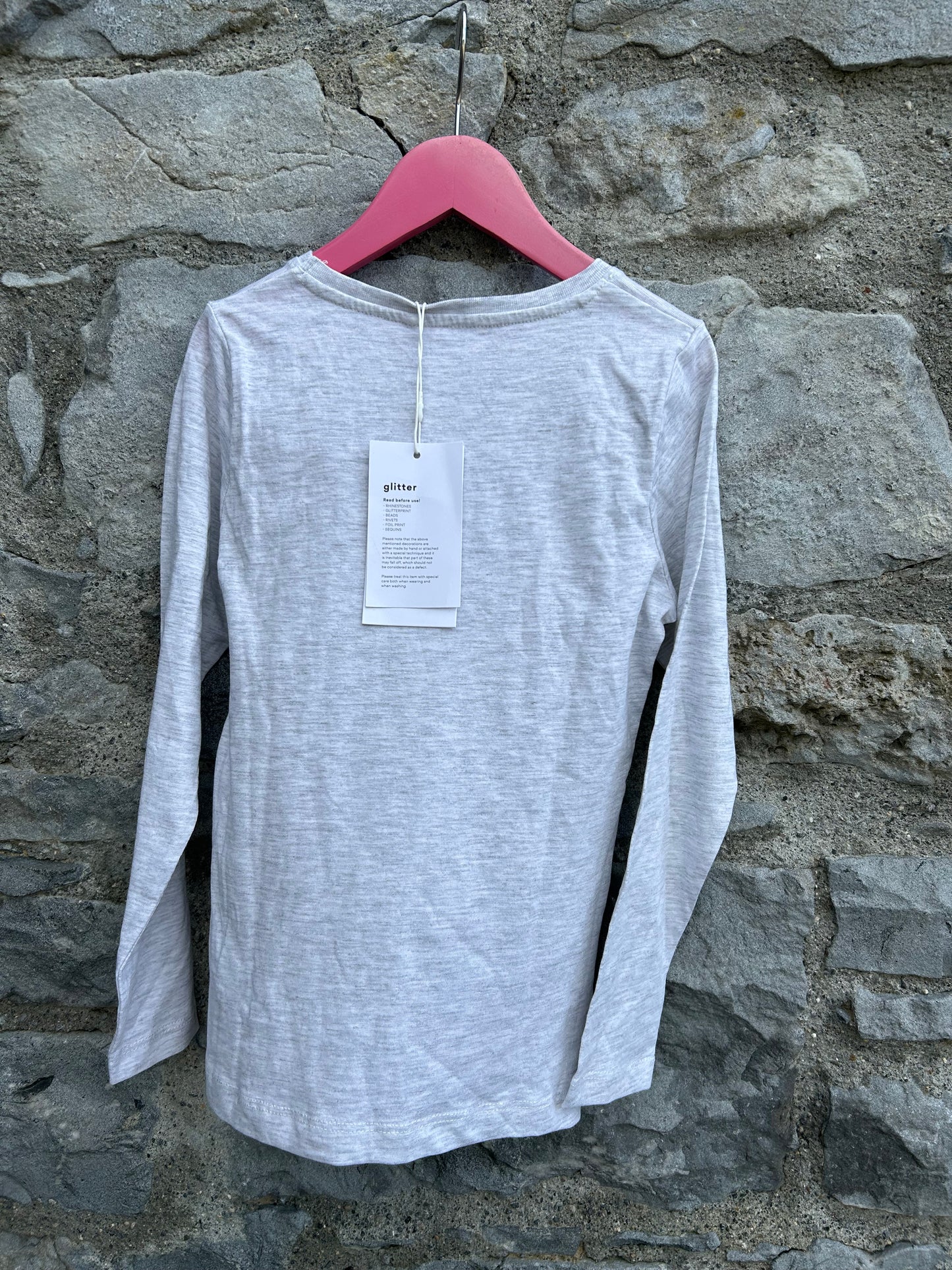 Creative grey top  7-8y (122-128cm)