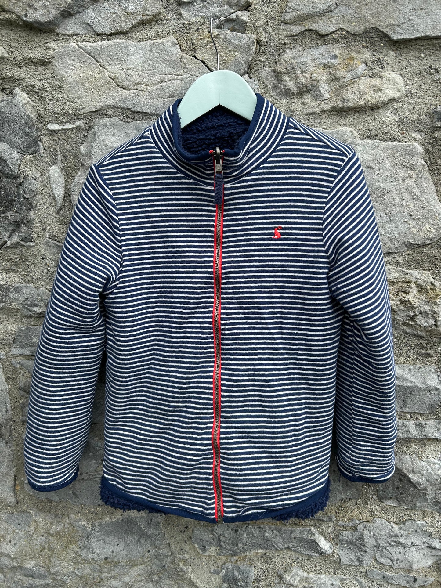 Reversible navy fleece  9-10y (134-140cm)