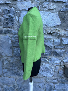 Green woolly jacket uk 8-10