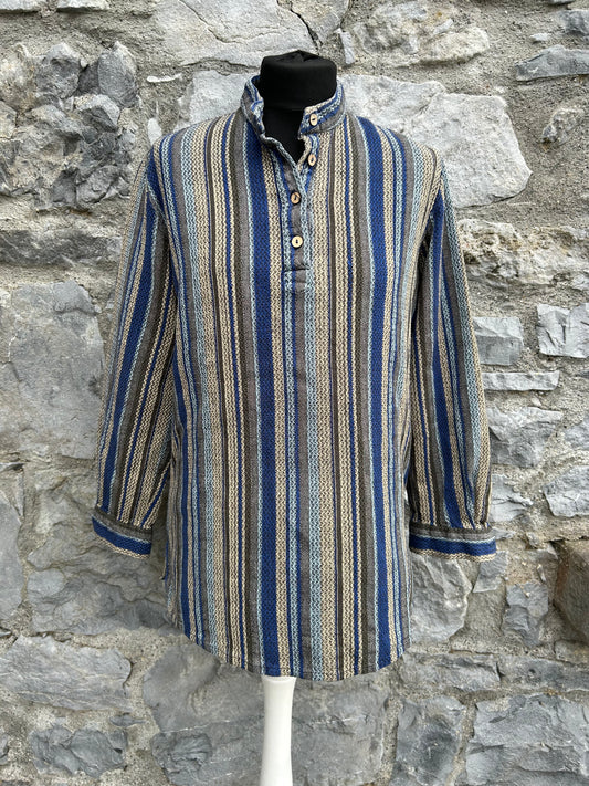 90s stripy ethnic shirt uk 12-14