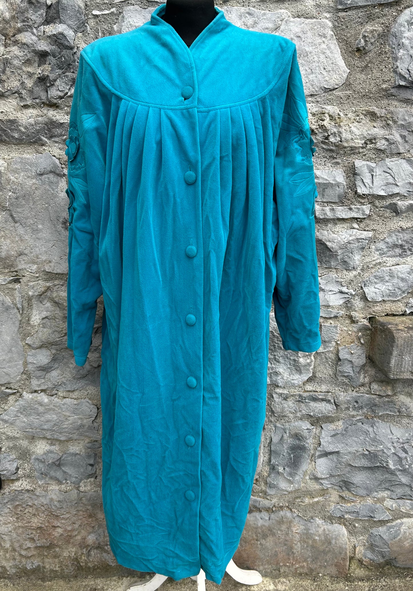 80s petrol velvet nightgown uk 16-18