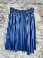Load image into Gallery viewer, Navy pleated midi skirt uk 14
