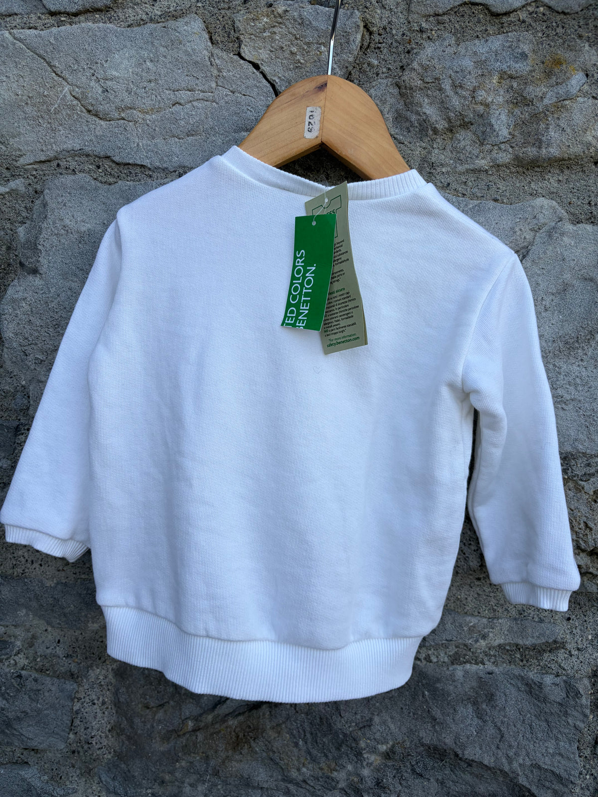 Stay magical white sweatshirt 6-9m (68-74cm)
