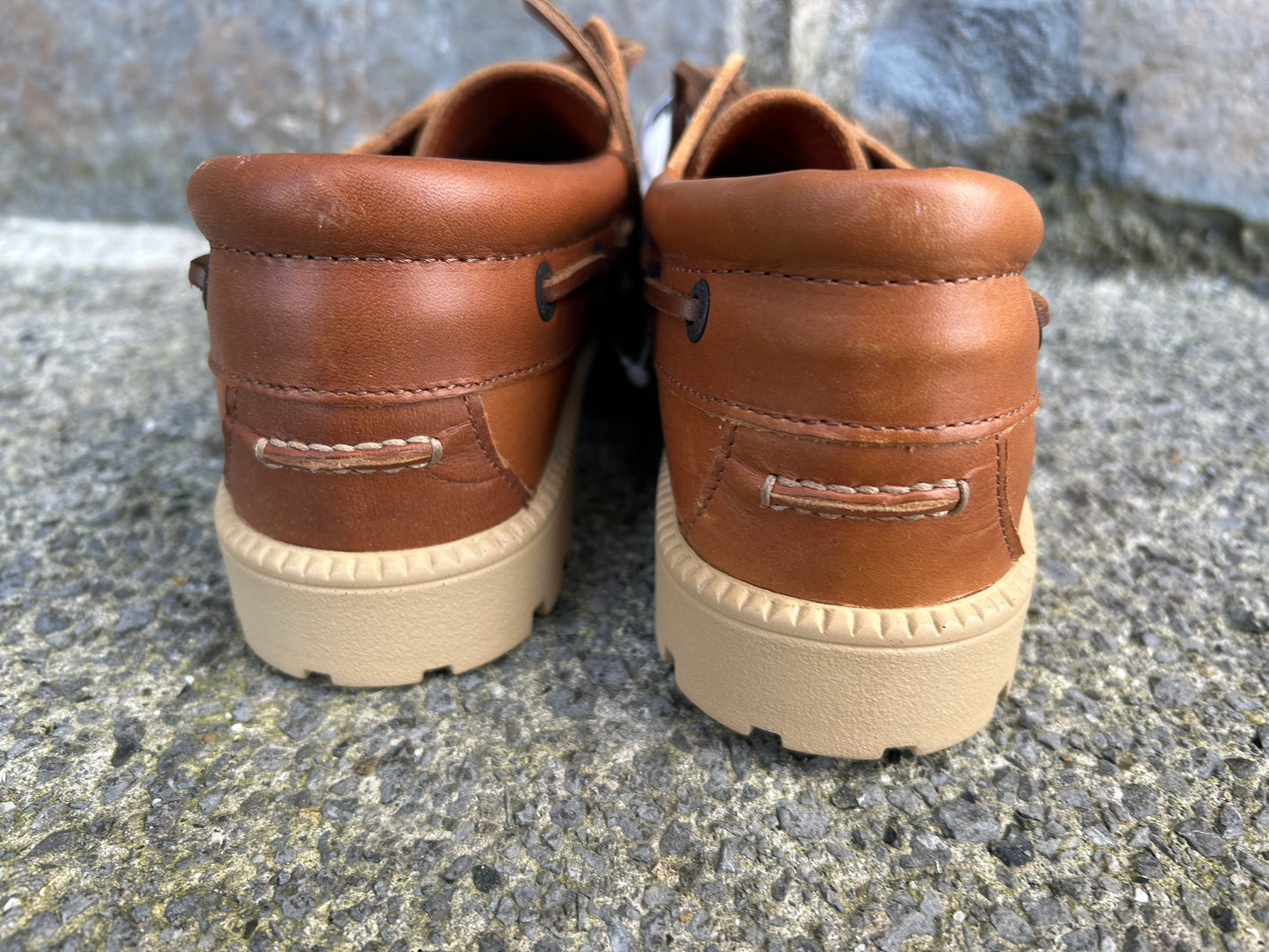 Leather Deck Style & Leather Lace Shoes  uk 5 (eu 38)