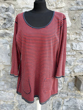 Load image into Gallery viewer, Reversible stripy tunic uk 14-16
