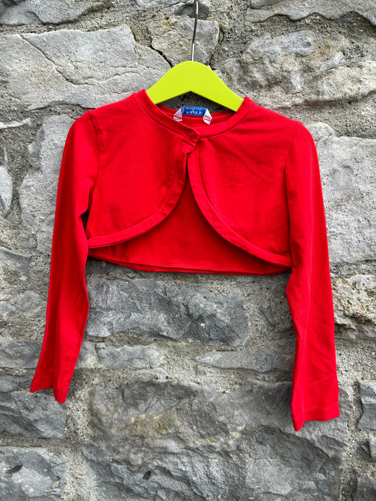 Red bolero 6y (116cm)