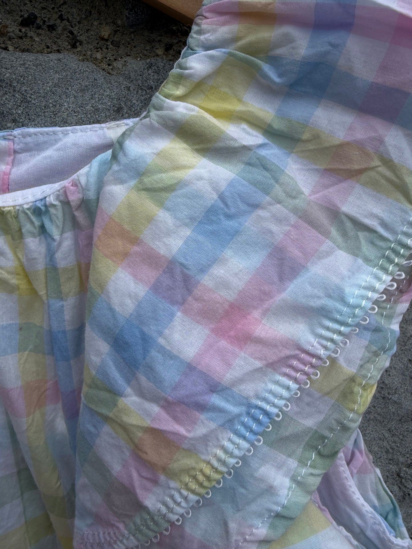 Pastel check dress 4-5y (104-110cm)