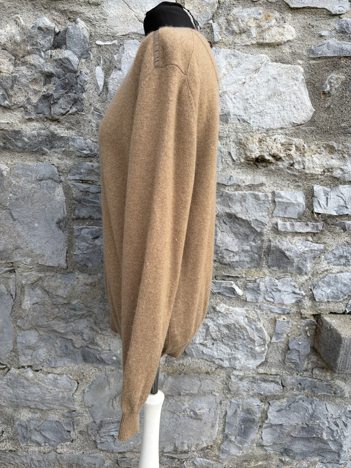 Camel cashmere jumper Medium
