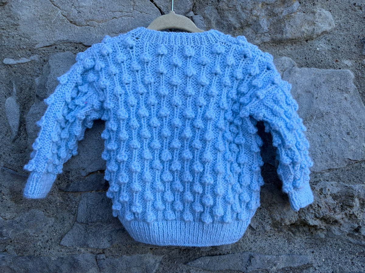 Blue cardigan  6-9m (68-74cm)