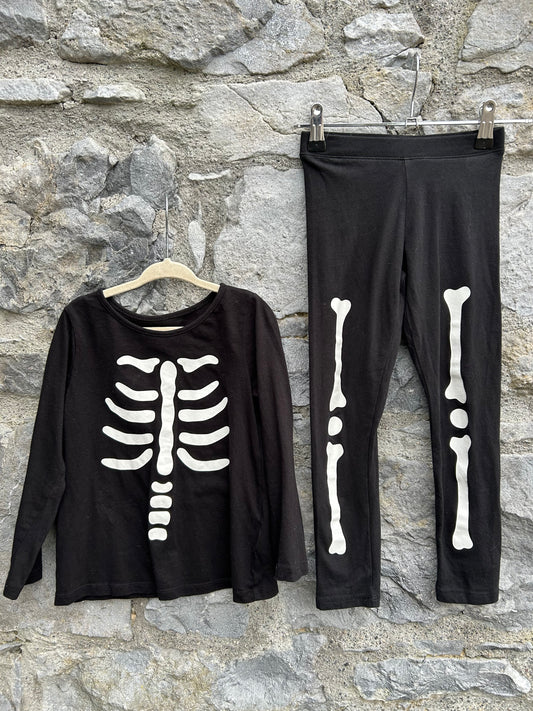 Skeleton pj  4-5y (104-110cm)