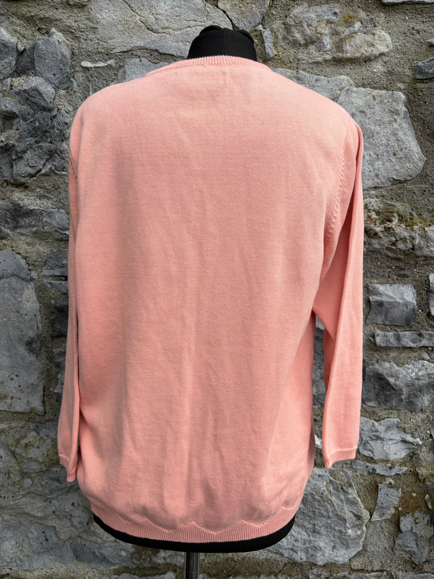 Peach cardigan uk 14