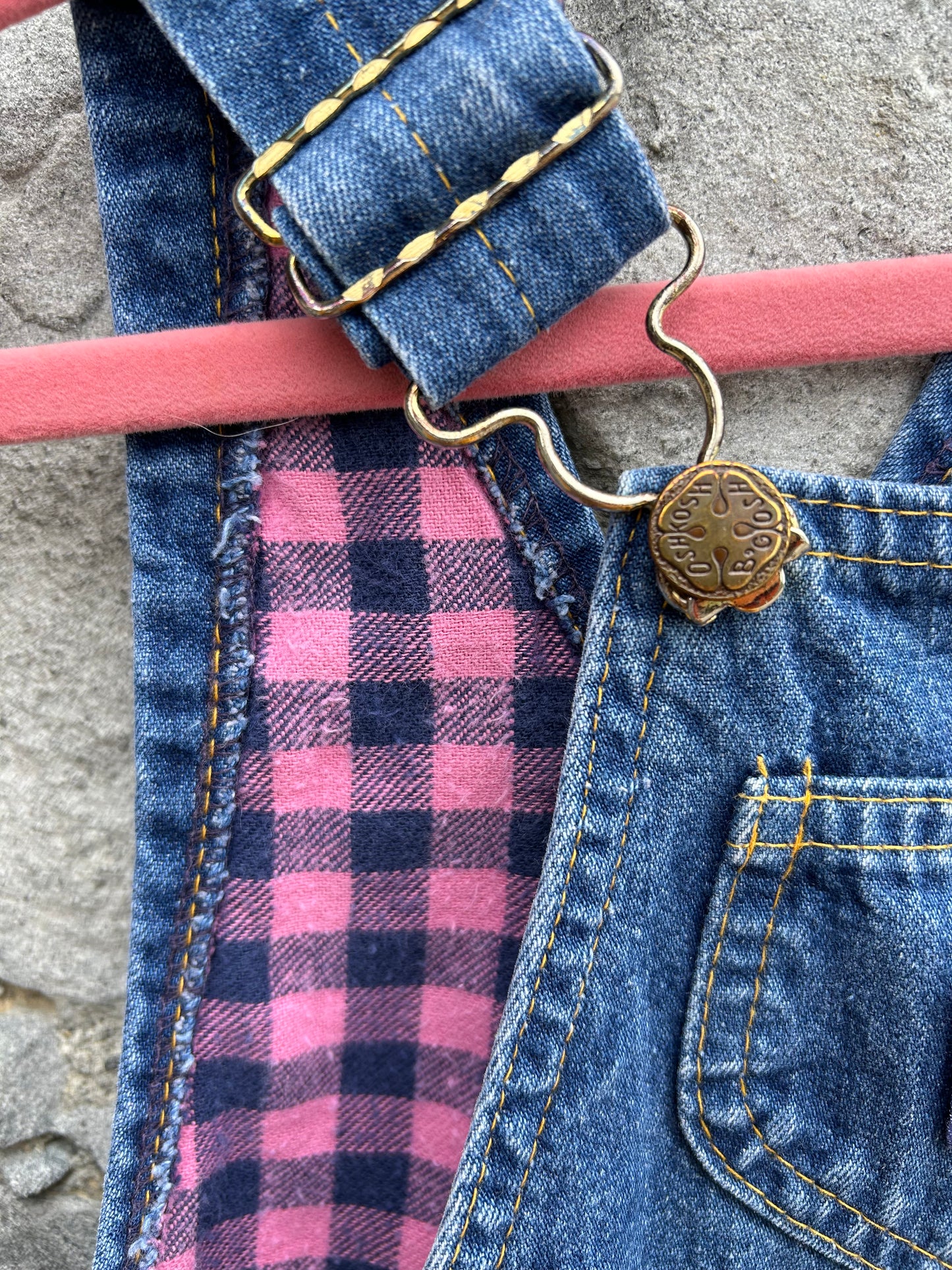 90s denim dungarees  2-3y (92-98cm)