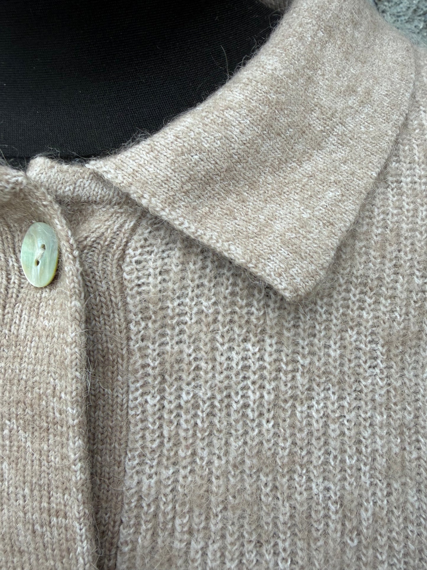 Beige cardigan uk 12-14