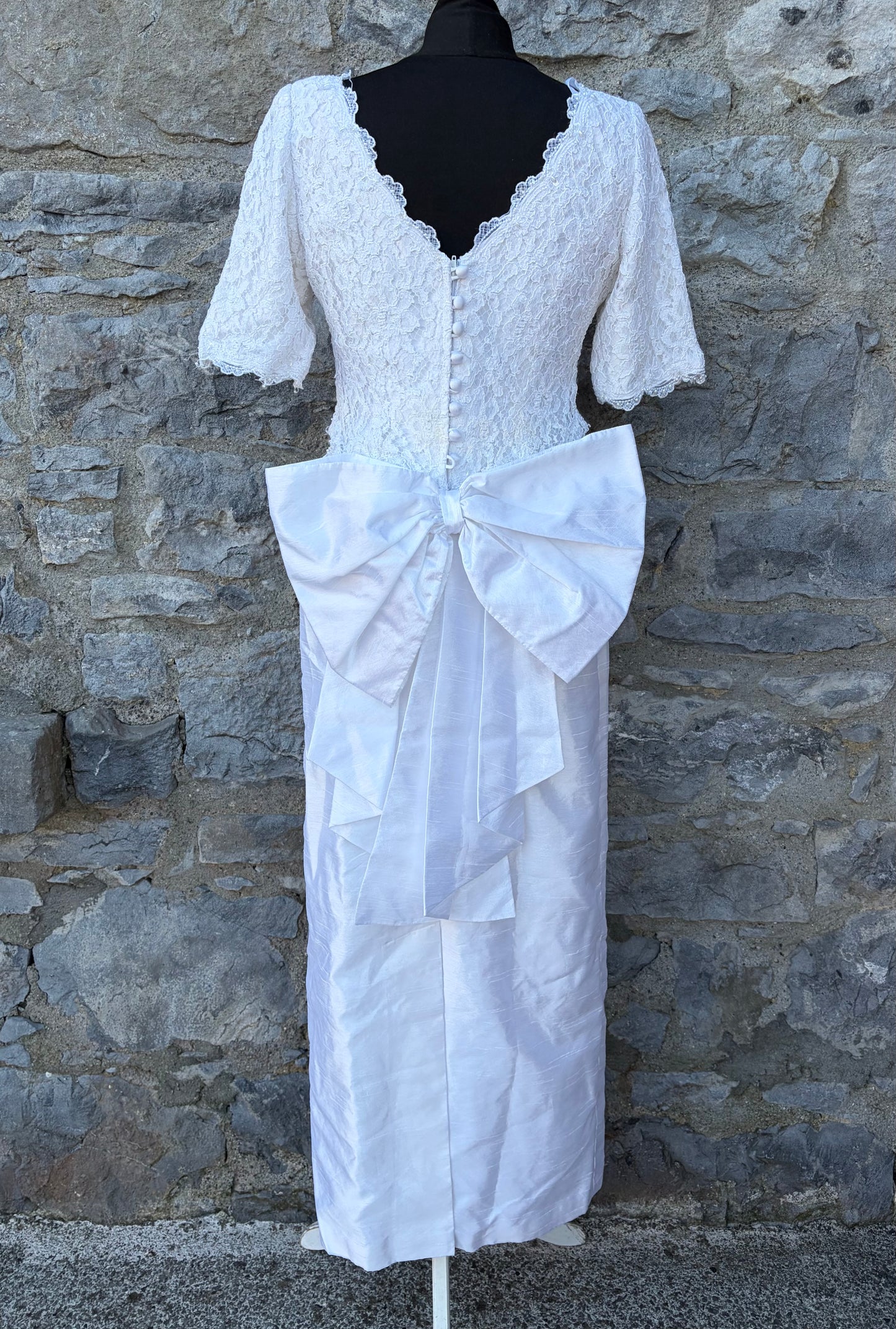 80s wedding dress uk 6-8