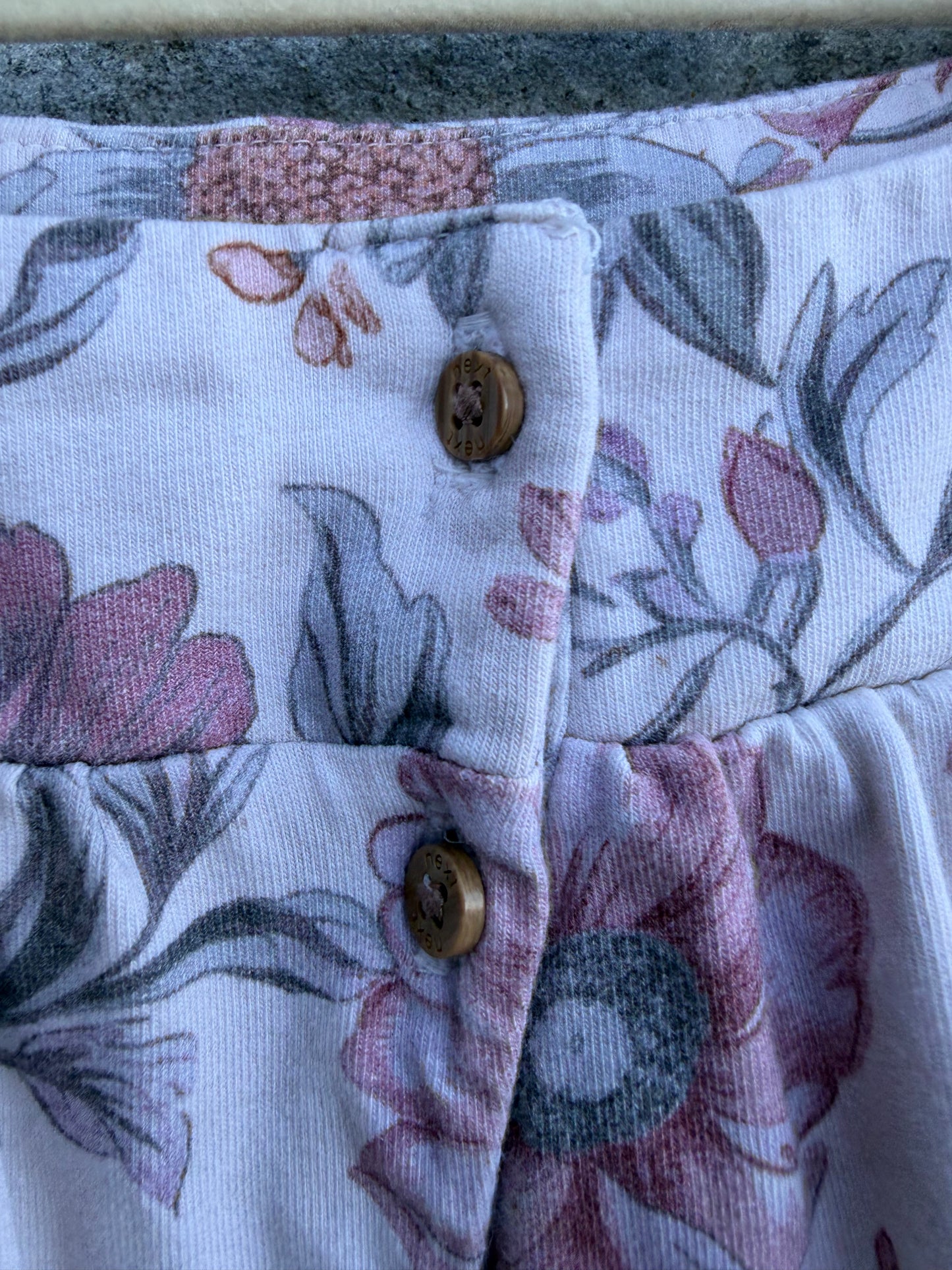 Floral cream jumpsuit  2-3y (92-98cm)
