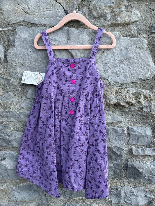 Ladybug purple dress  4-5y (104-110cm)