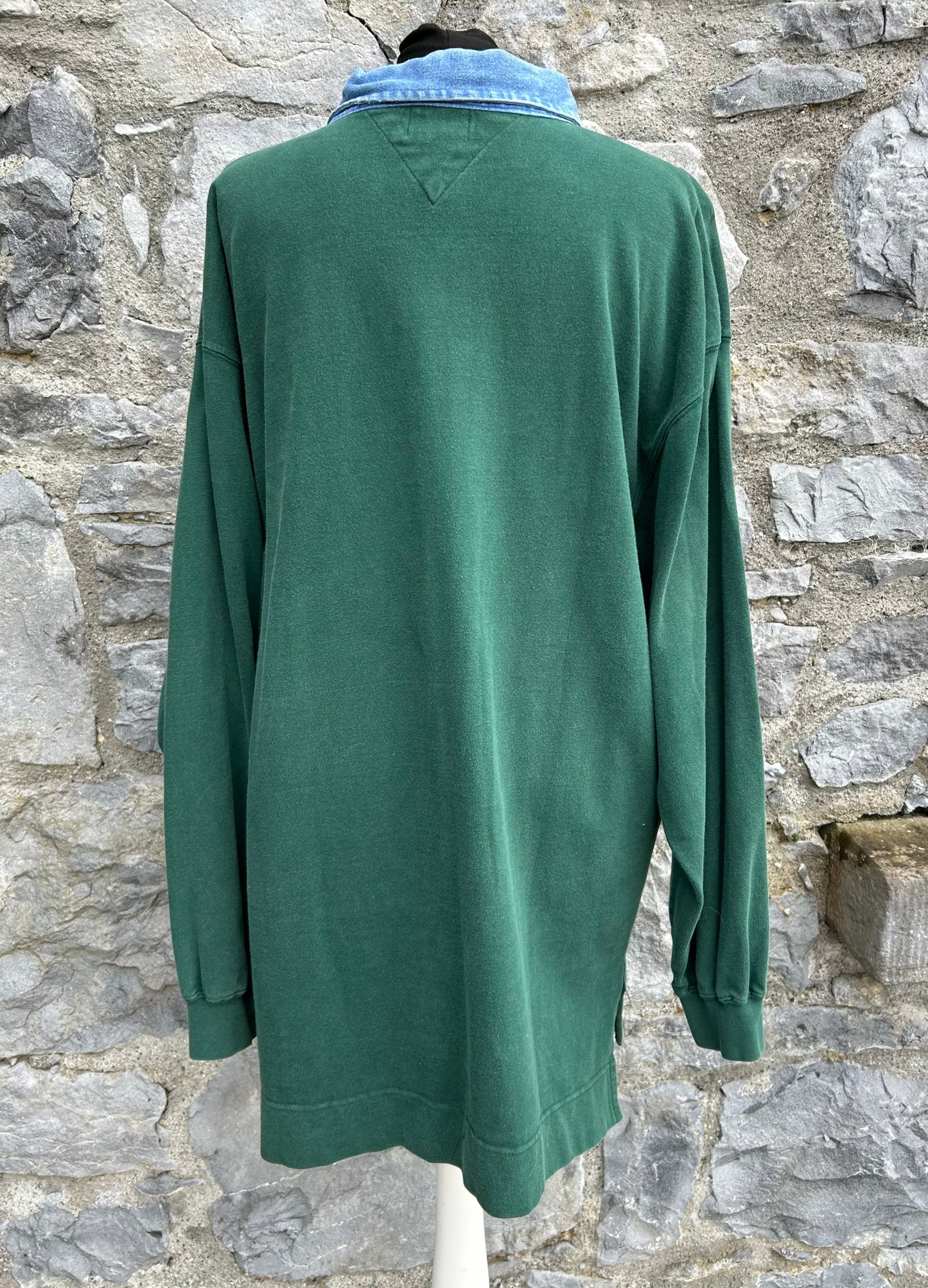 90s green winter sweatshirt XL