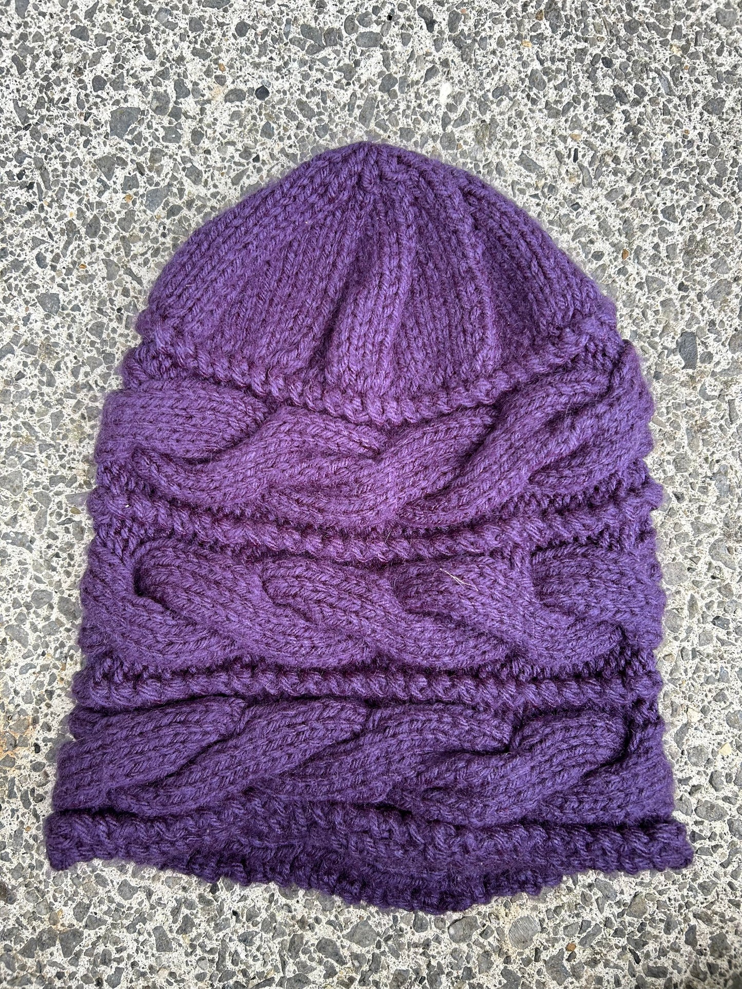 Purple hat