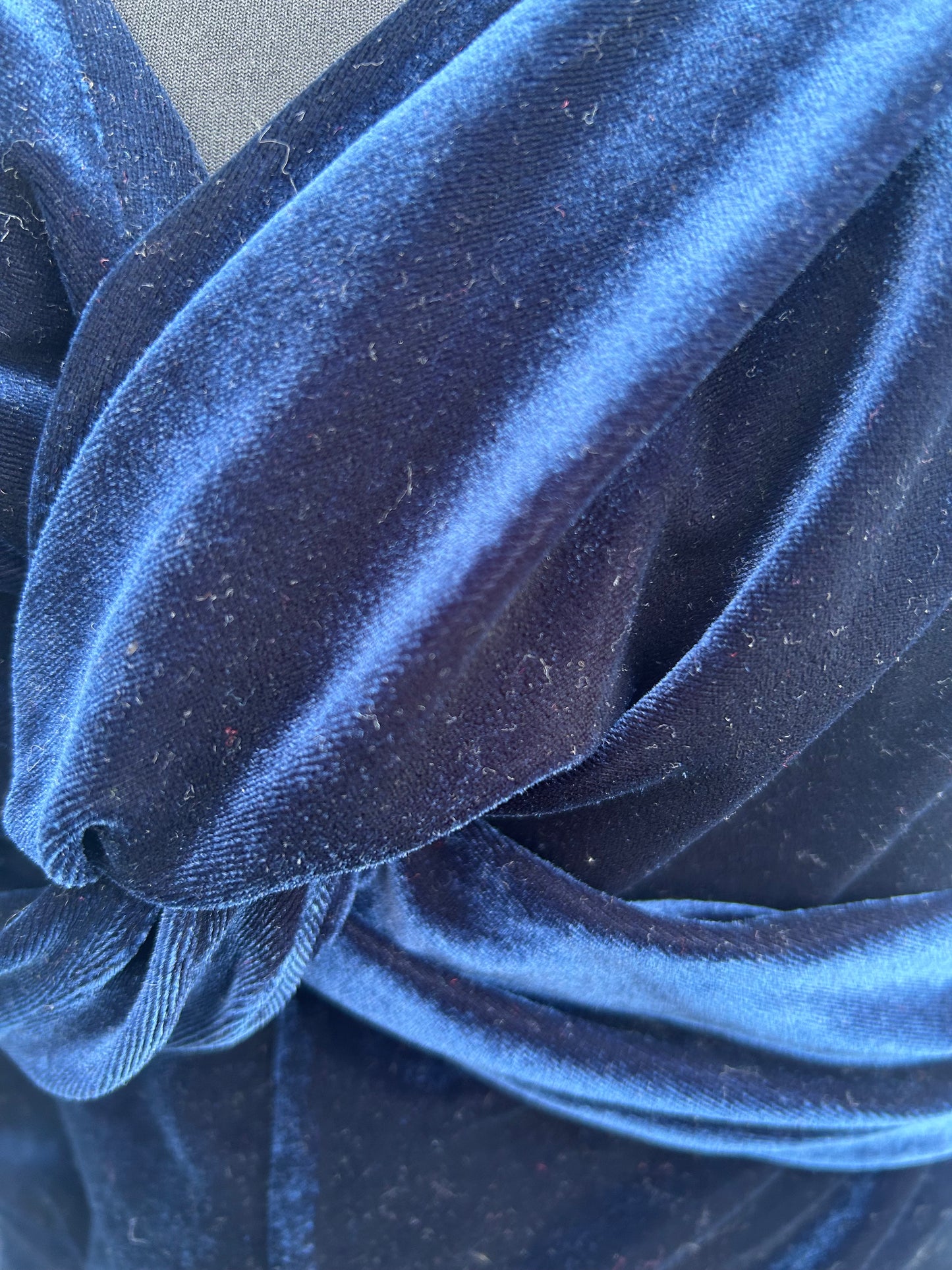 Blue velvet dress uk 12