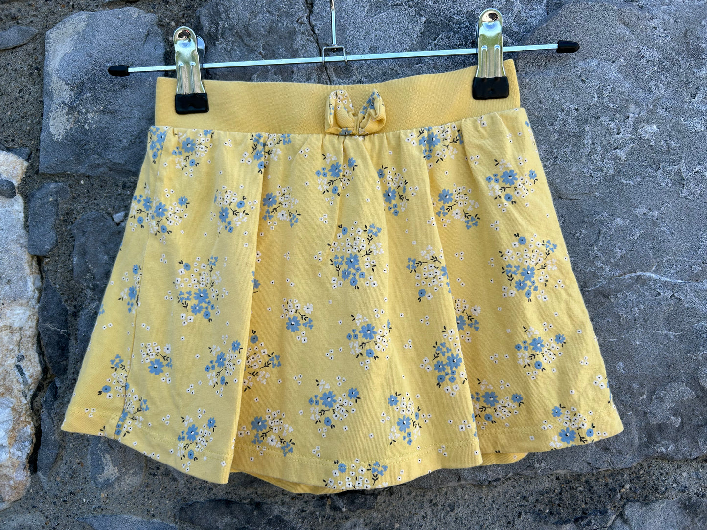 Yellow floral skort   2-3y (92-98cm)