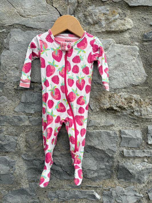 Strawberry onesie  3-6m (62-68cm)