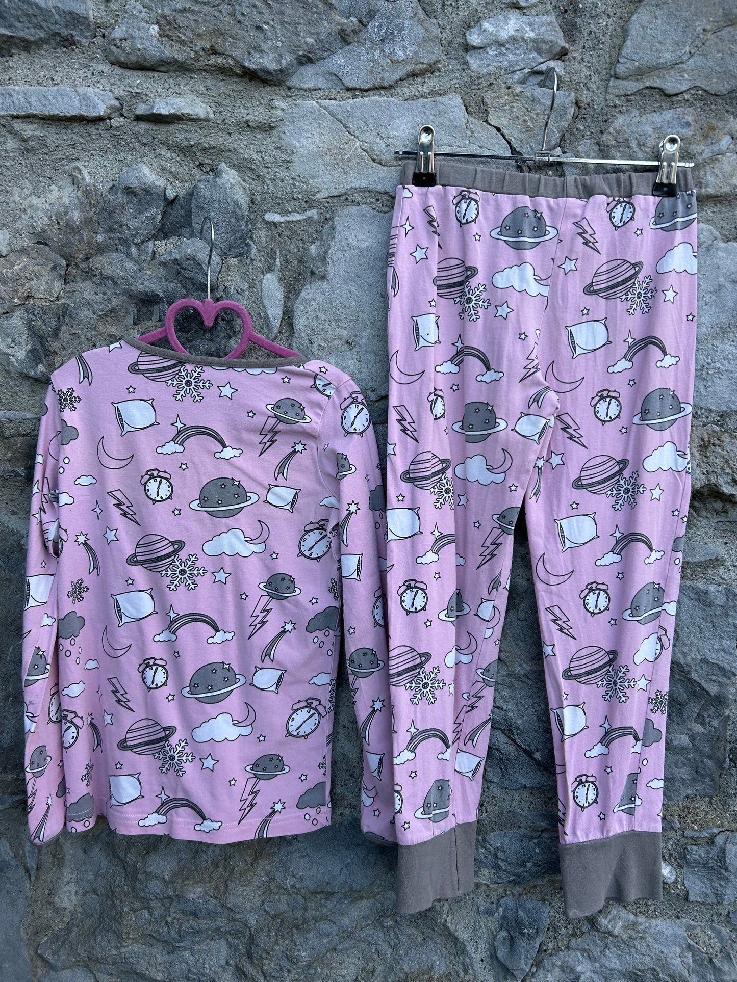 Winter pink pj  7-8y (122-128cm)