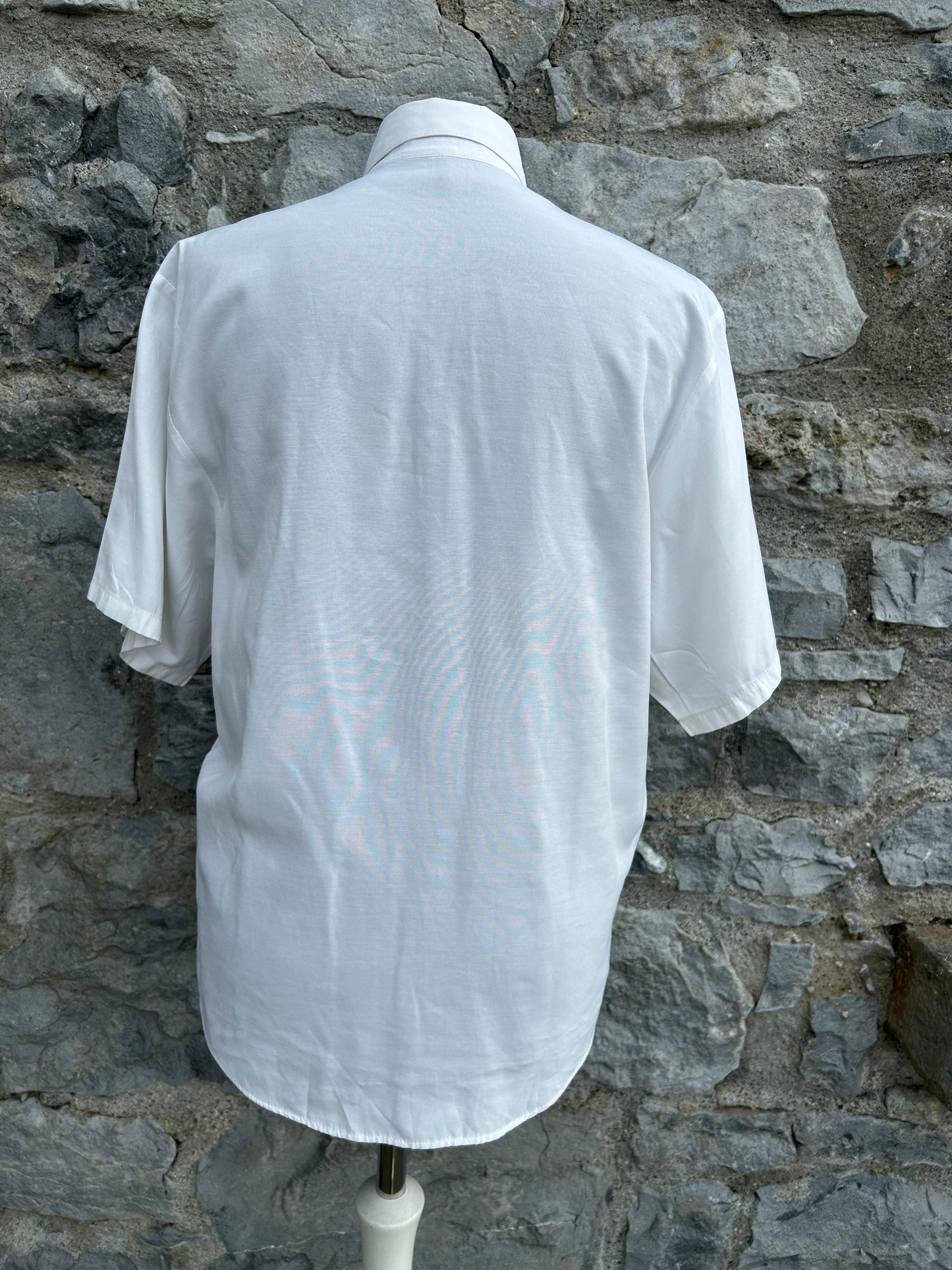 80s cacao white shirt uk 12