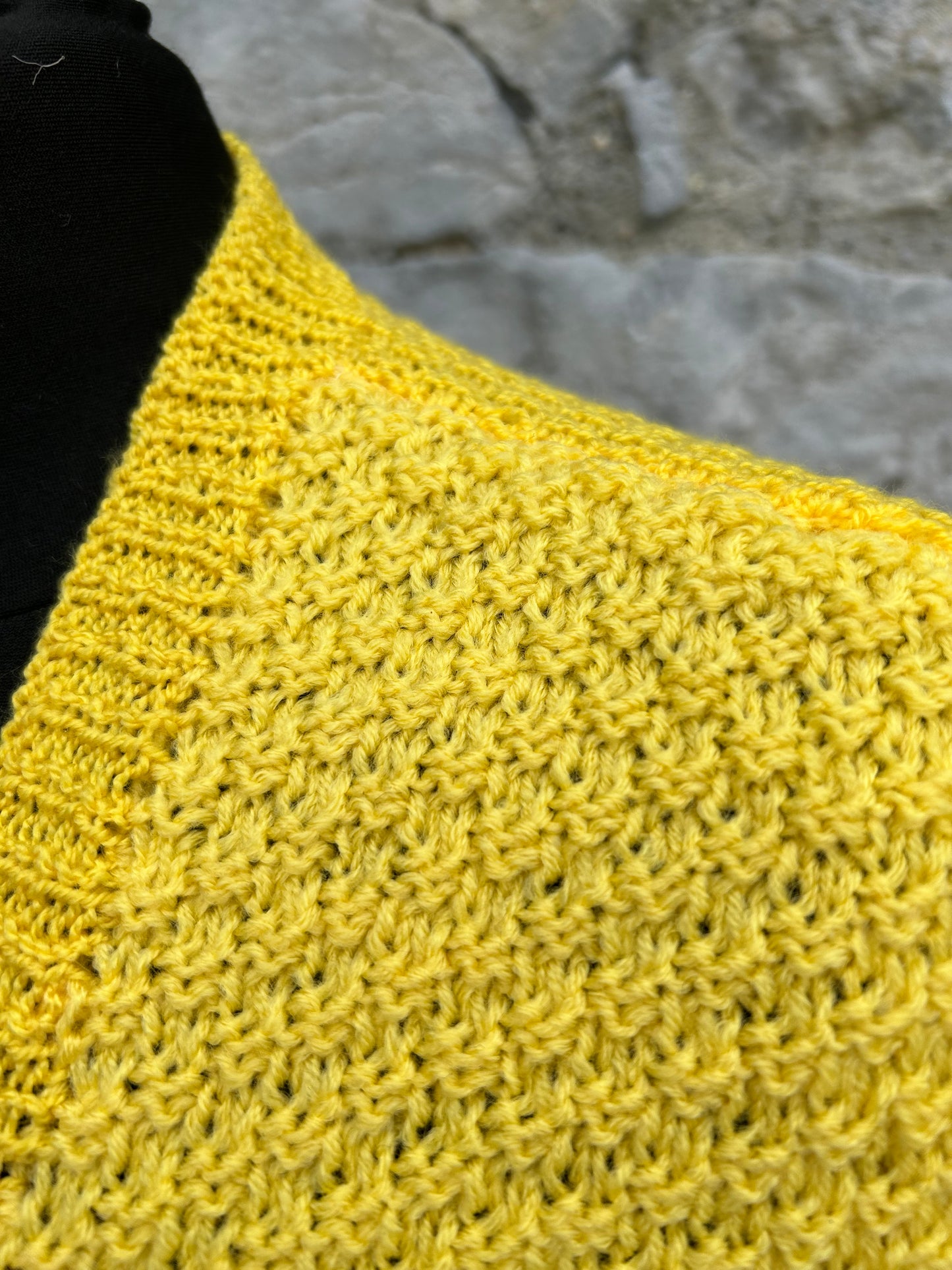 80s yellow jumper uk 12-14