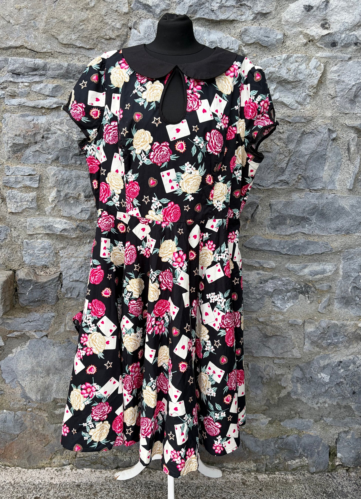 Queen of Hearts 50s dress uk 16-18