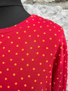 Red spotty top uk 18