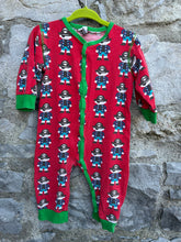 Load image into Gallery viewer, Pirates red onesie   9m (74cm)
