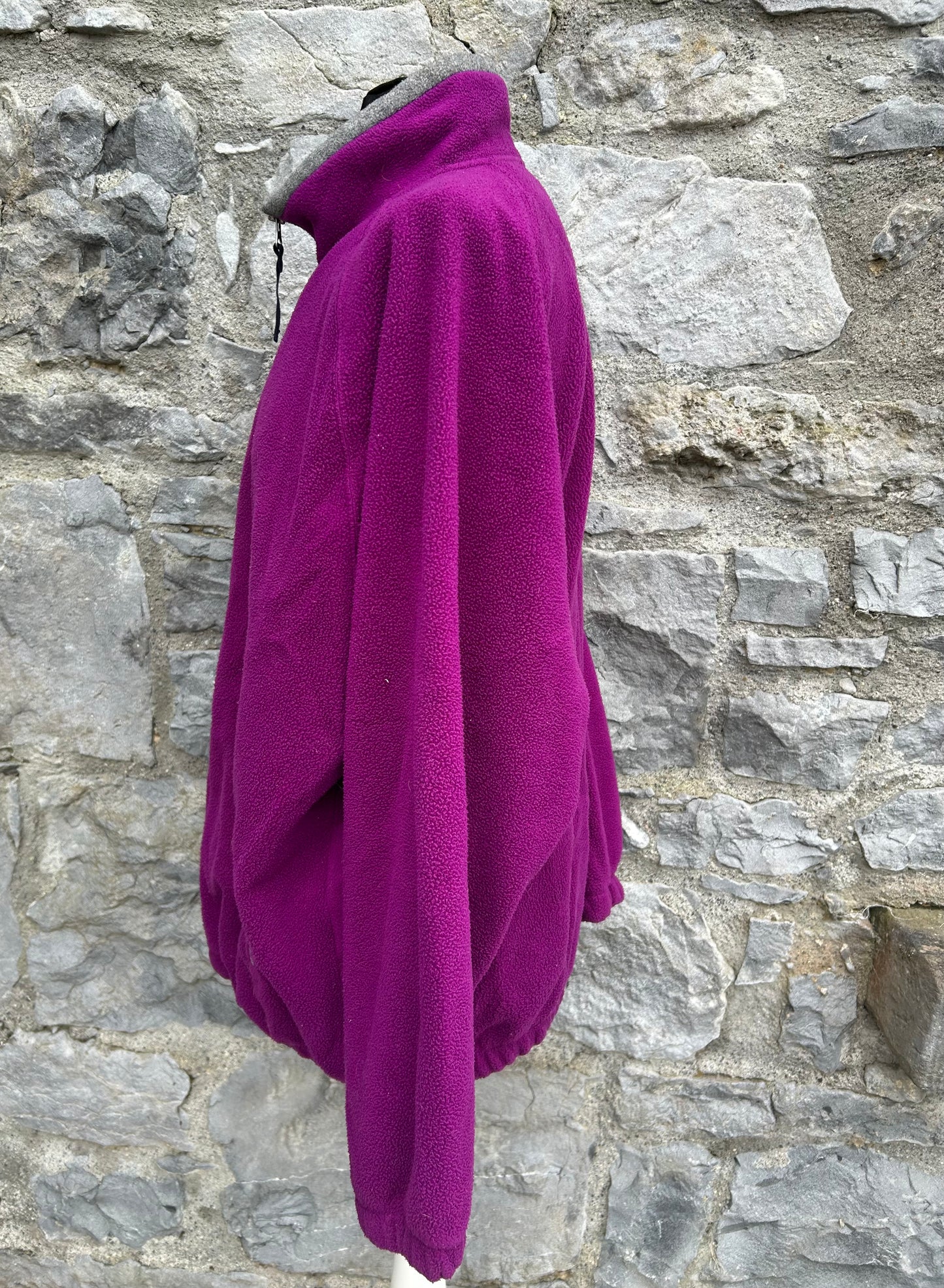 90s purple fleece Large