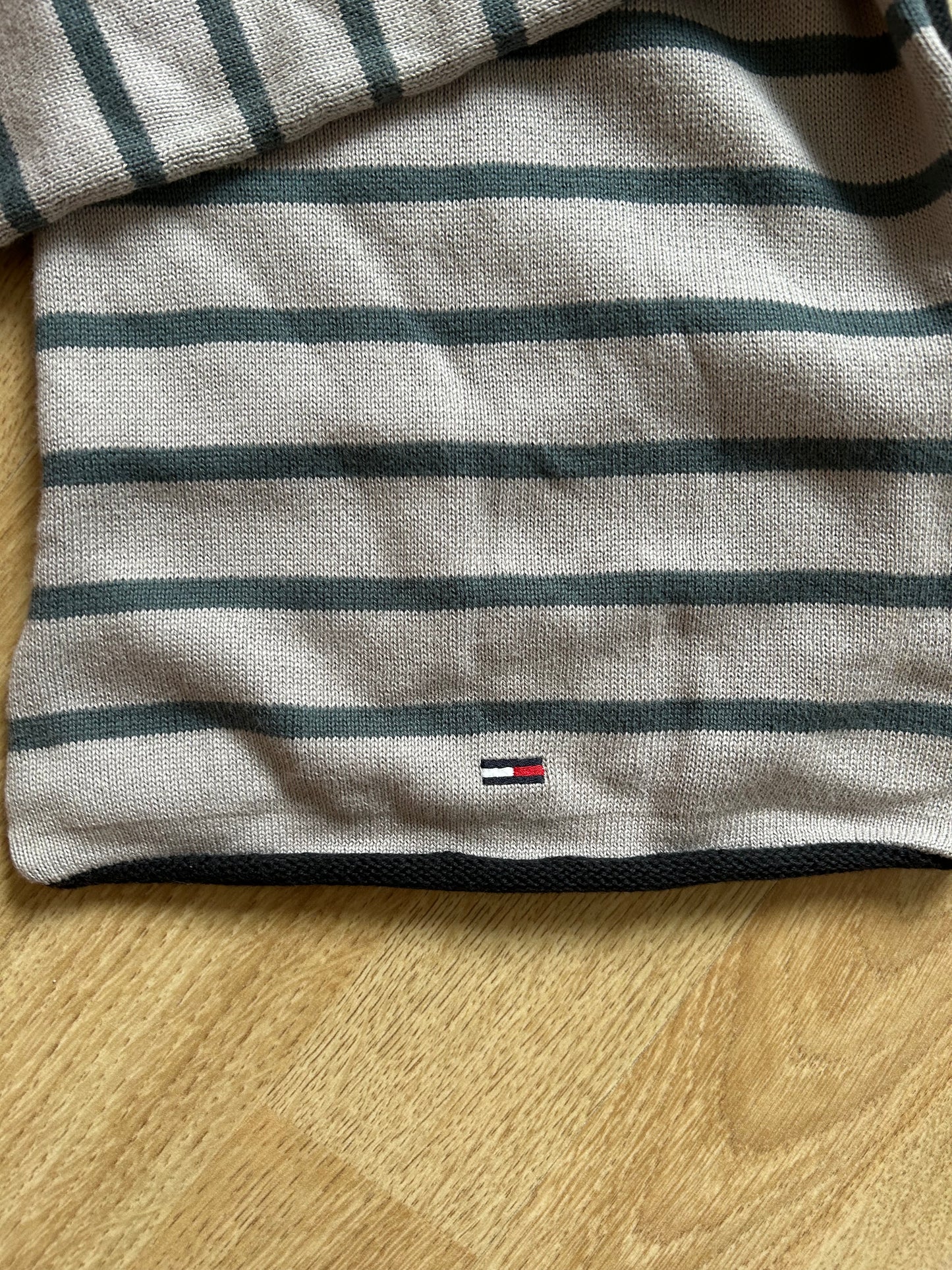 TH stripy scarf&hat