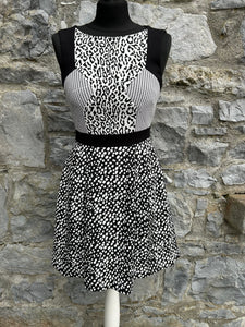 Black&white dress uk 8