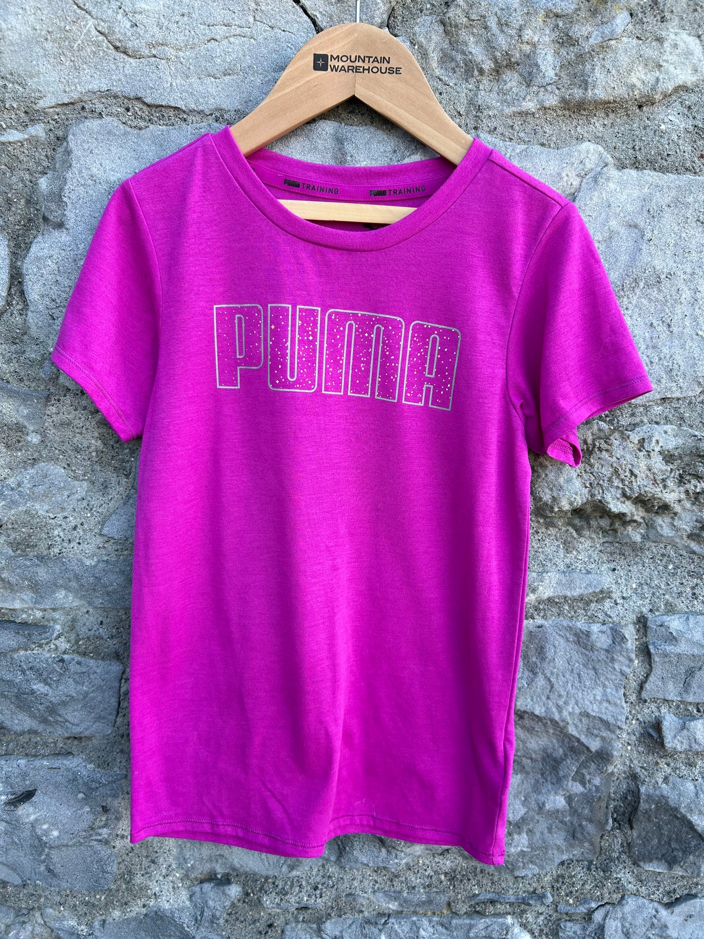 Pink logo T-shirt  9-10y (134-140cm)