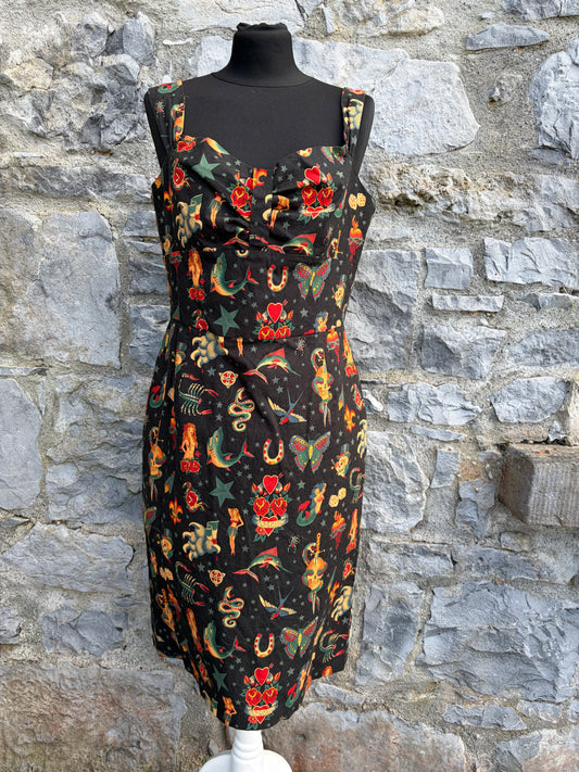 Tattoo art rockabilly pinup dress