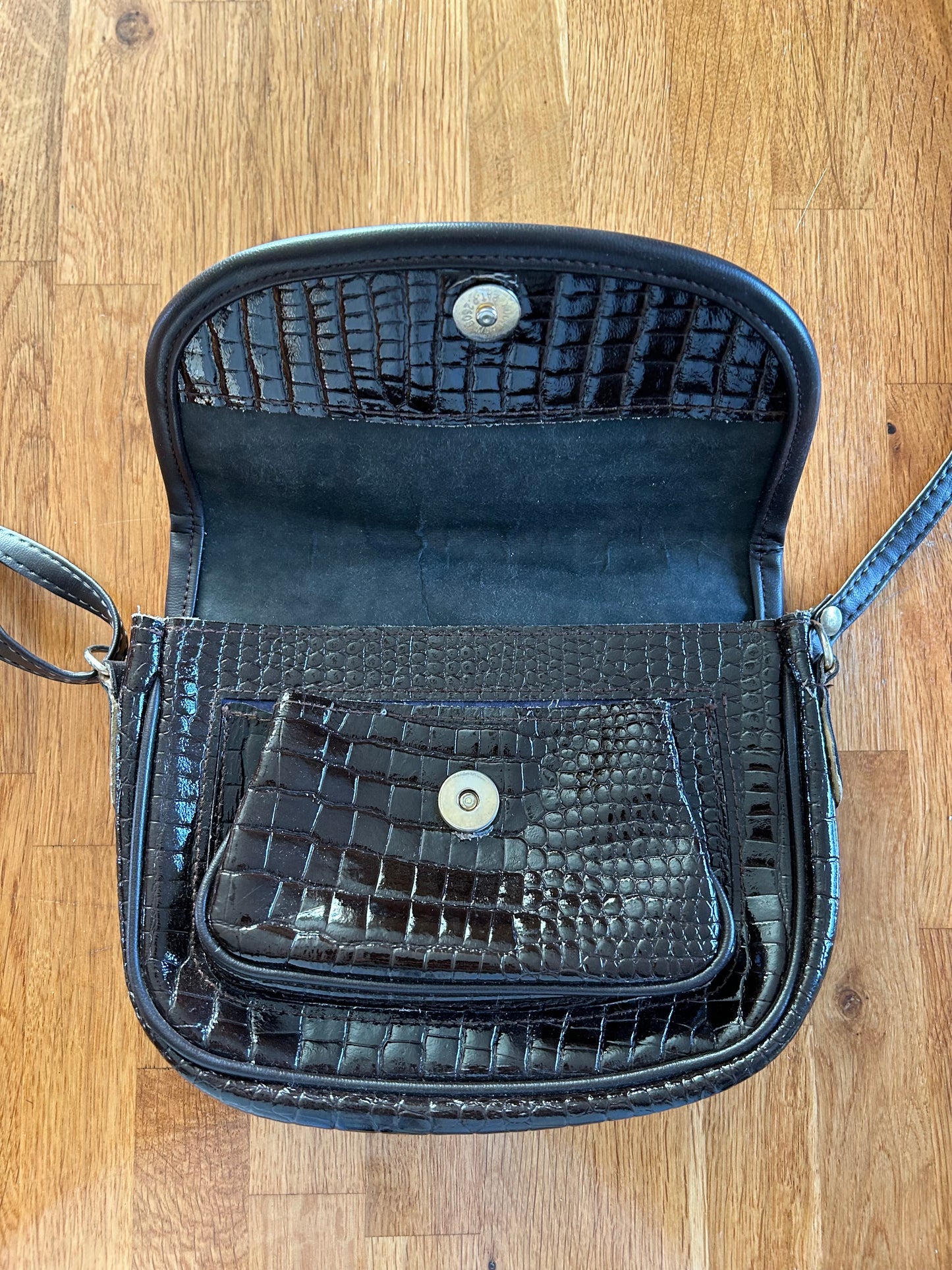 Black "crocodile" bag