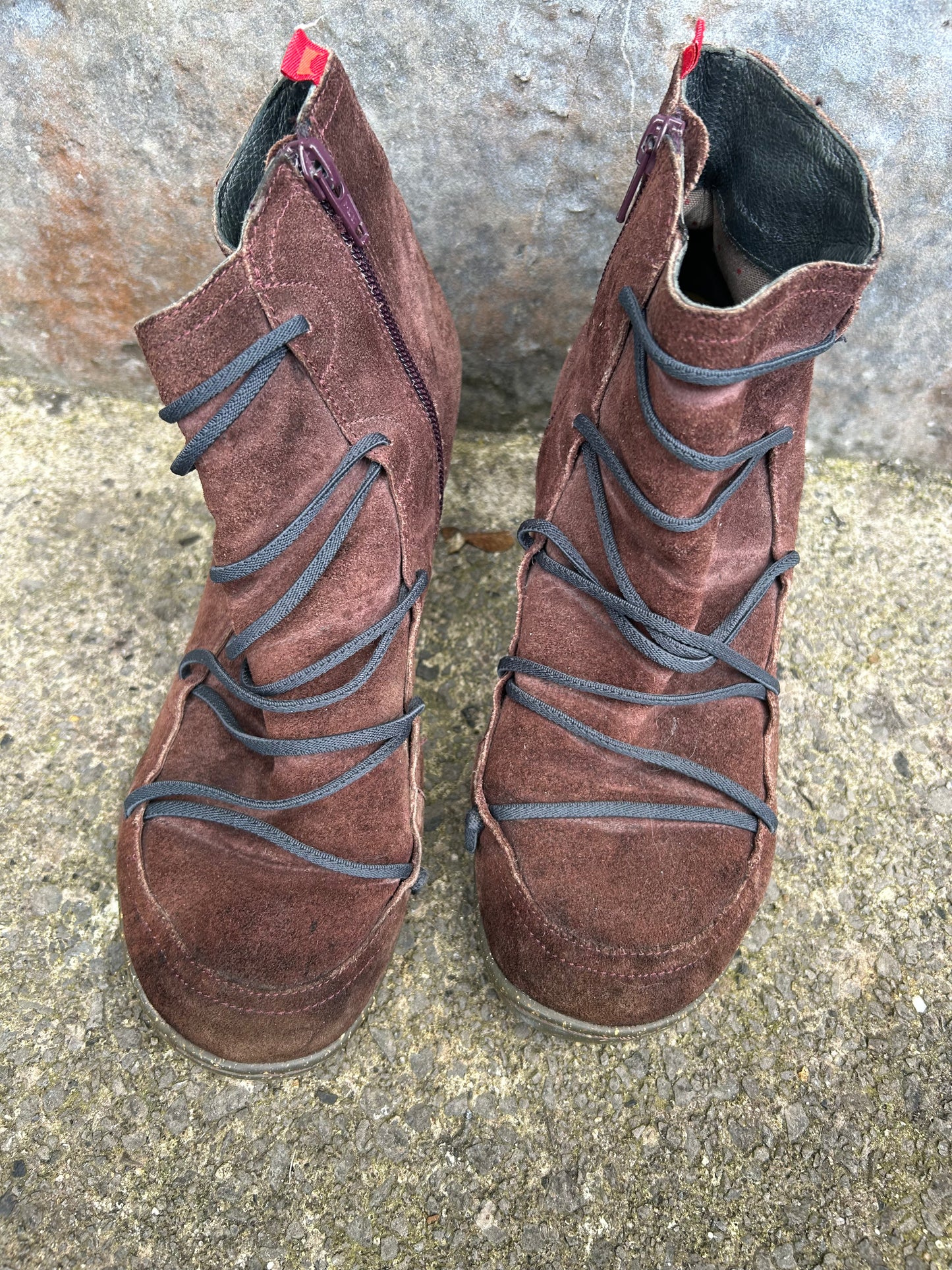 Brown Ankle high boots   uk 5.5 (eu 38.5)
