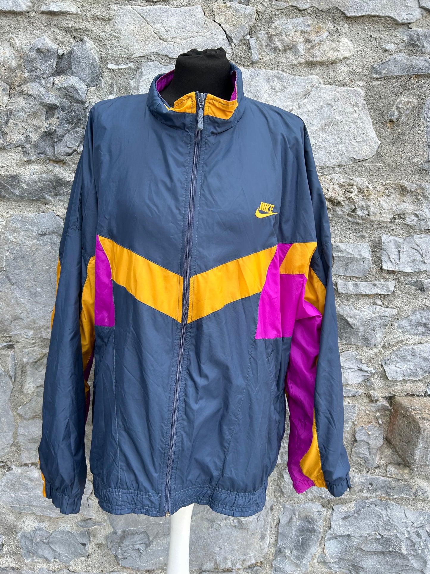 90s Nike petrol sport jacket Large