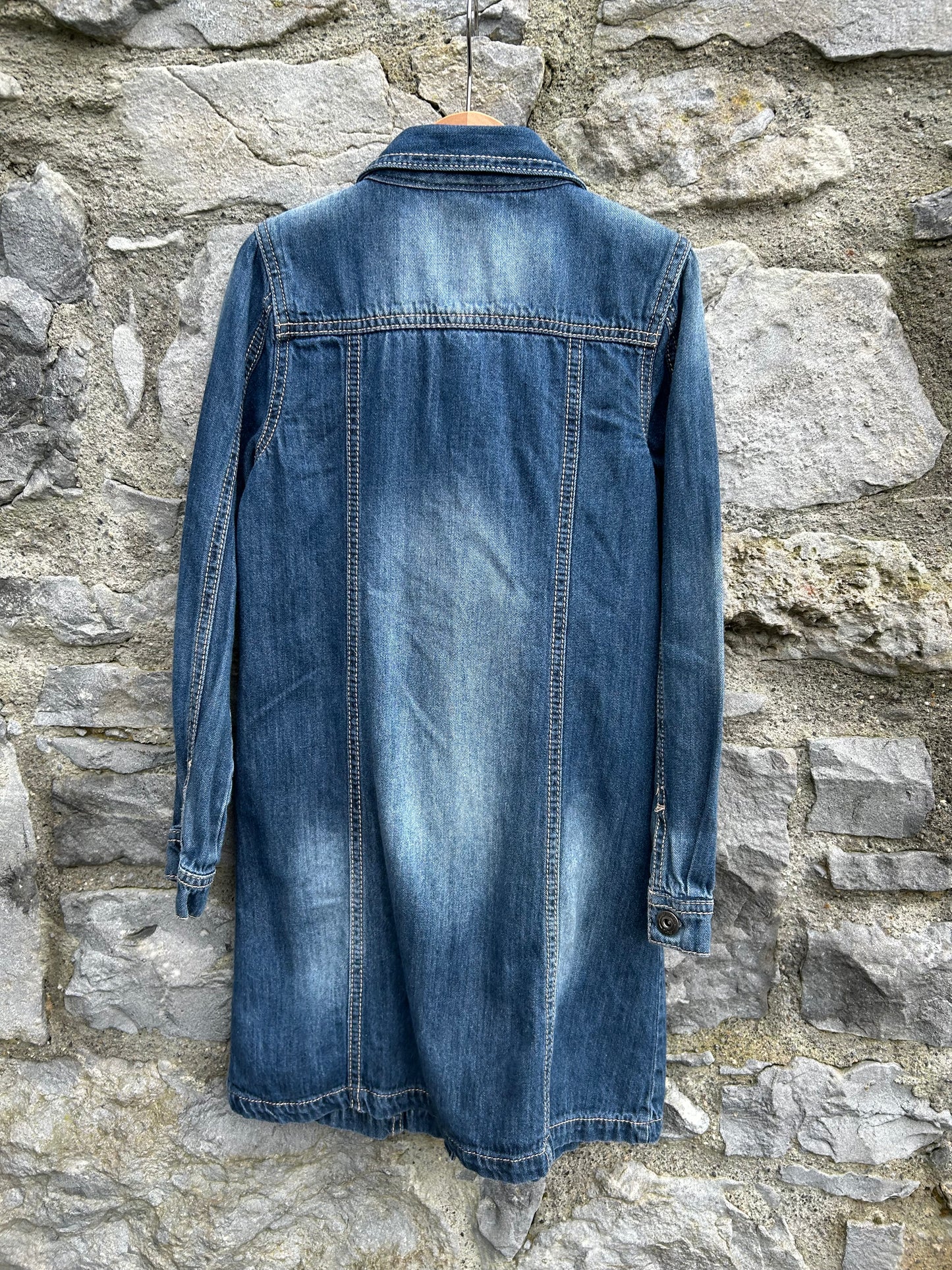 Denim shirt dress  7-8y (122-128cm)