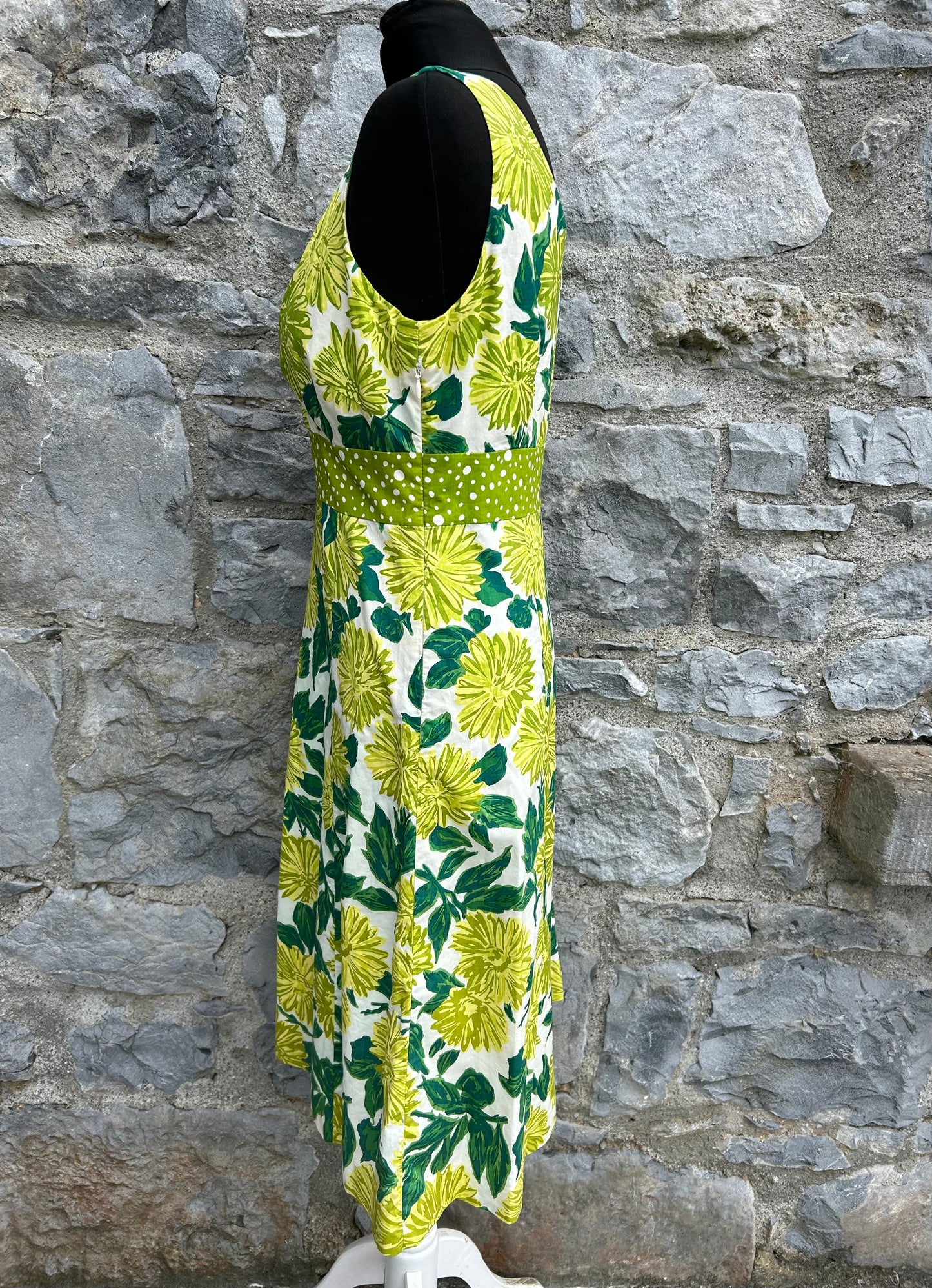 Lime flowers dress uk 10