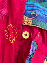 Load image into Gallery viewer, 80s jungle animals red jacket   12-18m (80-86cm)
