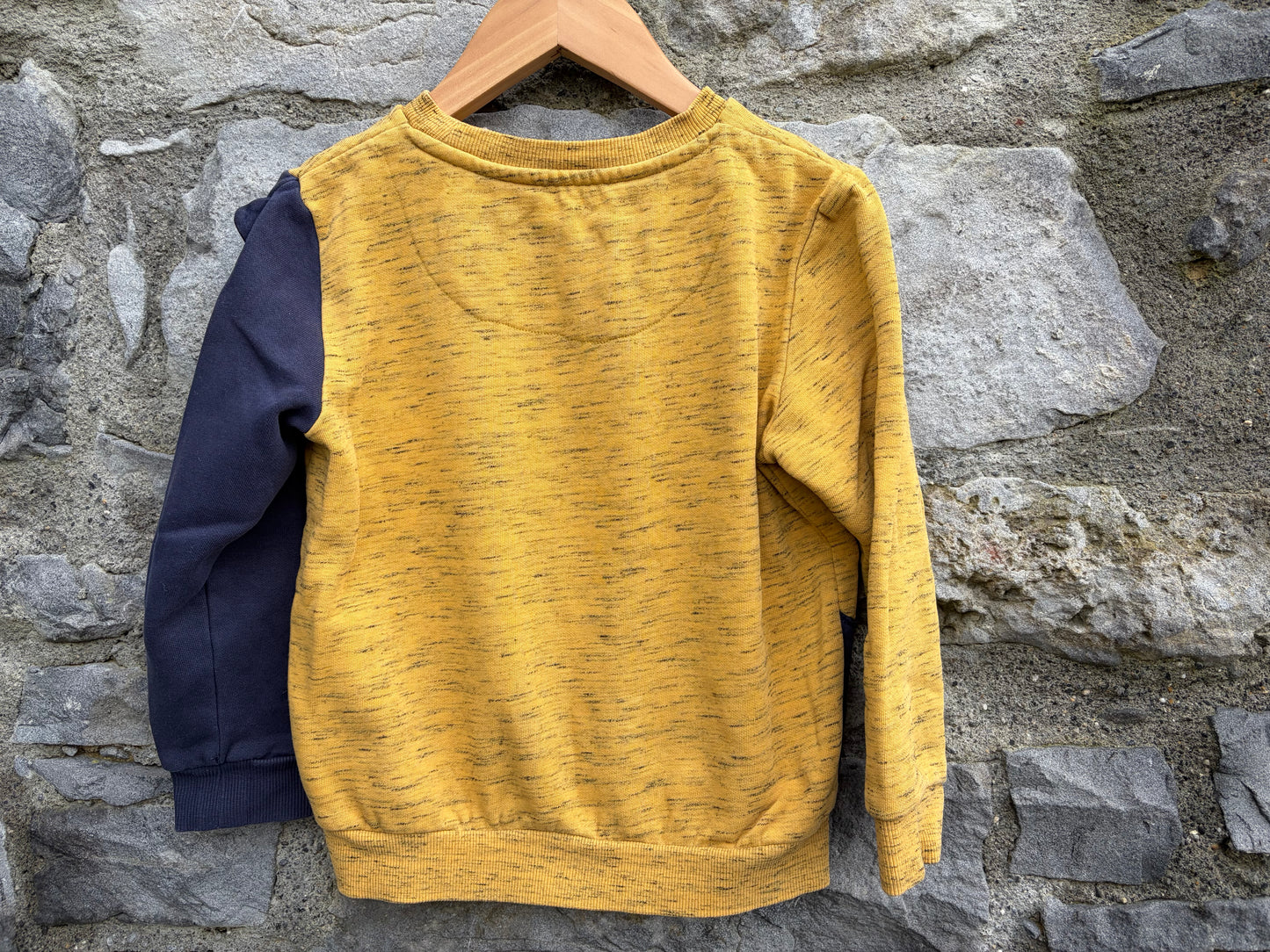 Dinosaur mustard sweatshirt 5-6y (110-116cm)