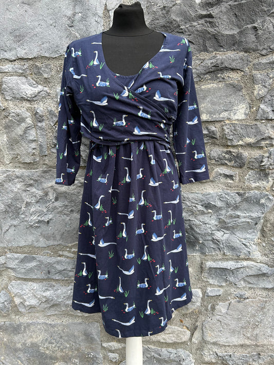 Ducks navy maternity dress uk 10