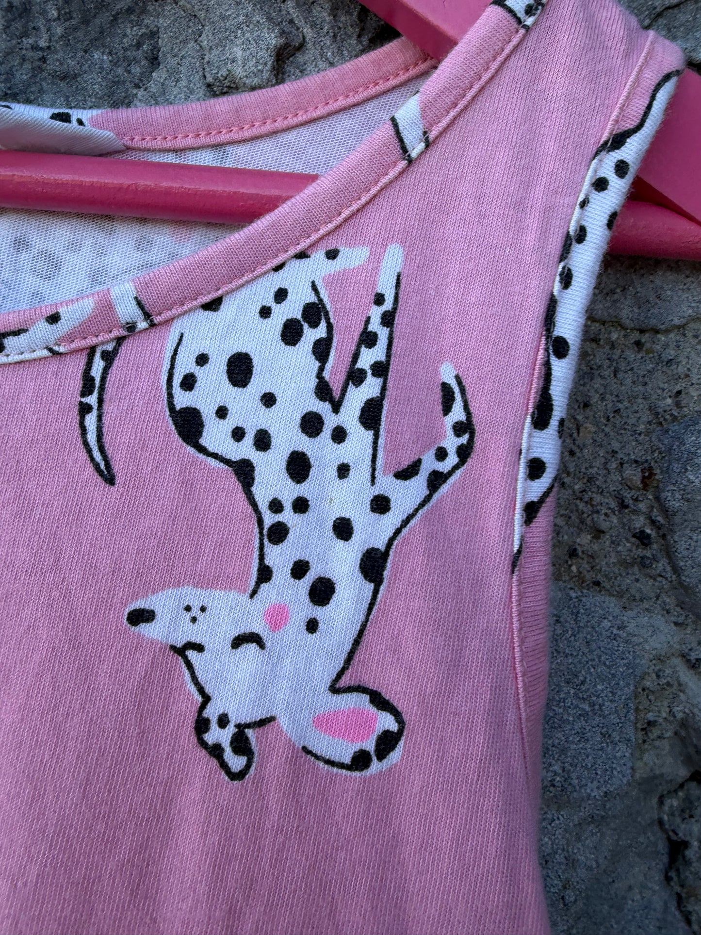 Dalmatians pink dress 7-8y (122-128cm)