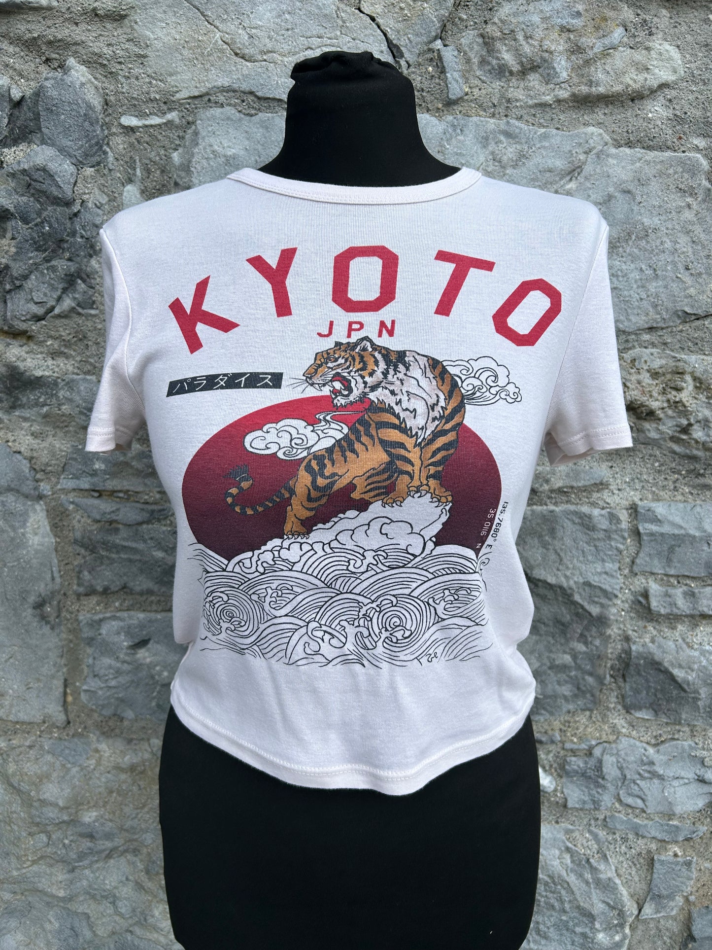 Kyoto ivory cropped top uk 8