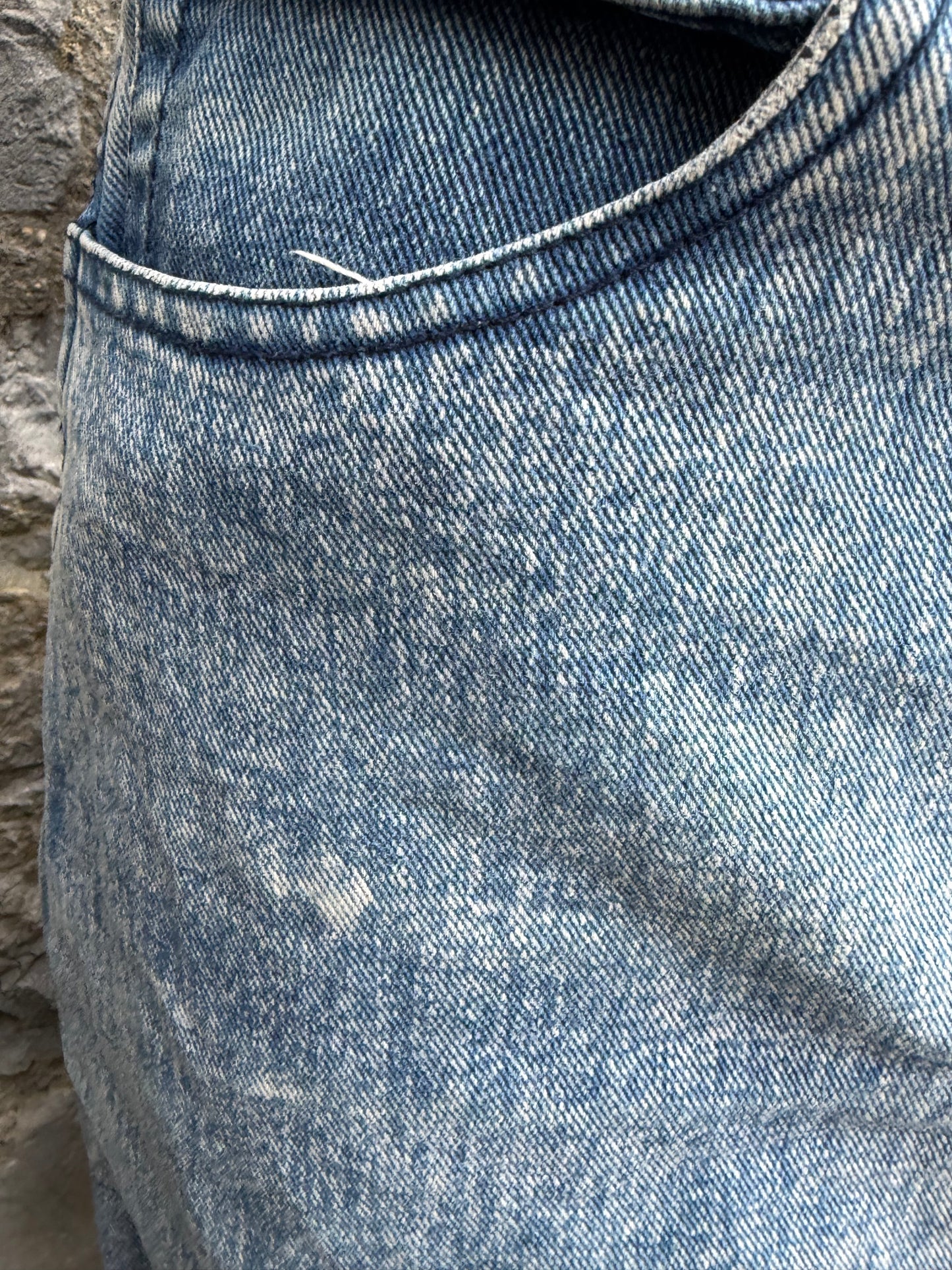 80s denim pencil skirt uk 10