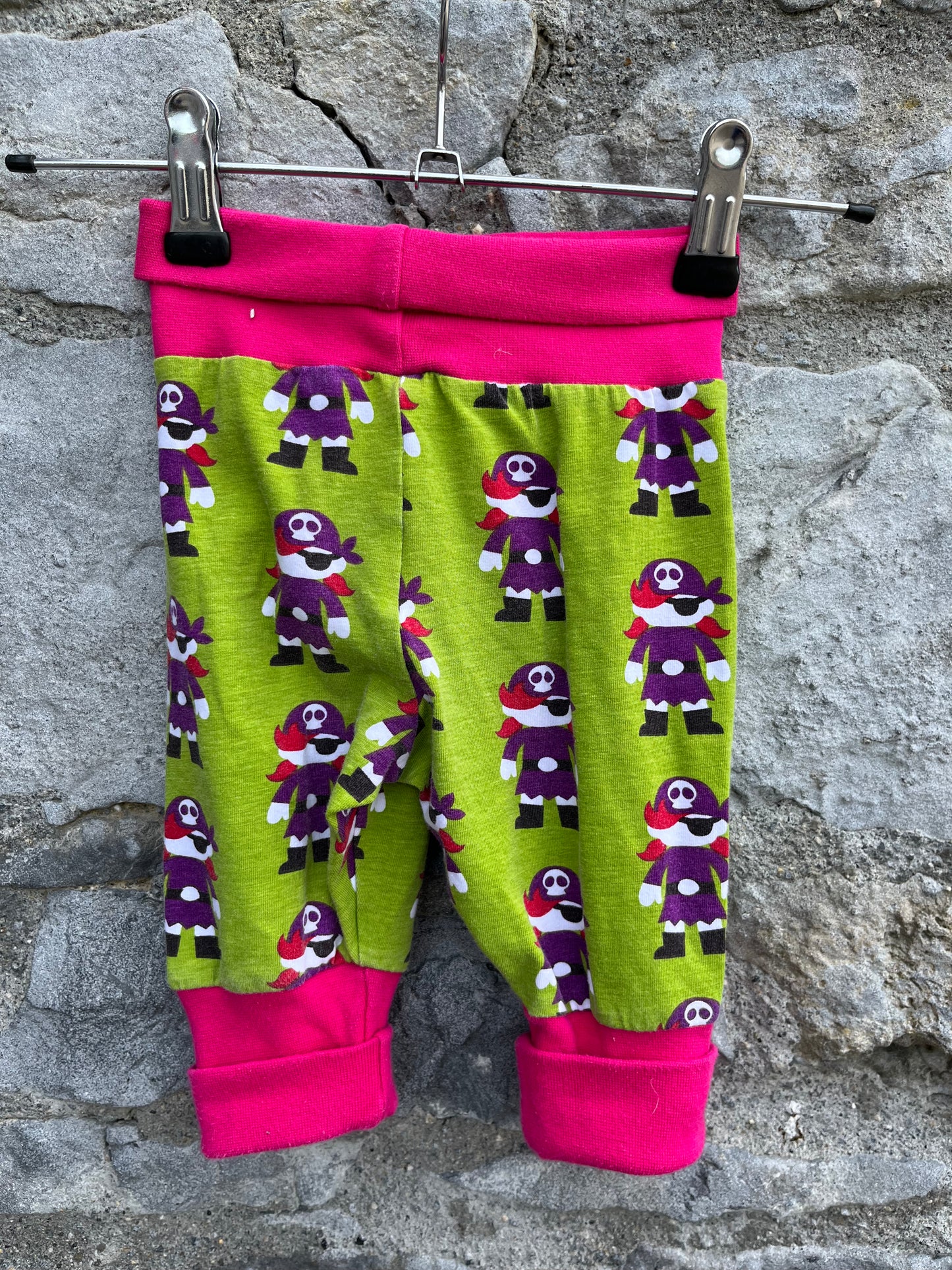 Pirate girl rib pants  6-9m (68-74cm)