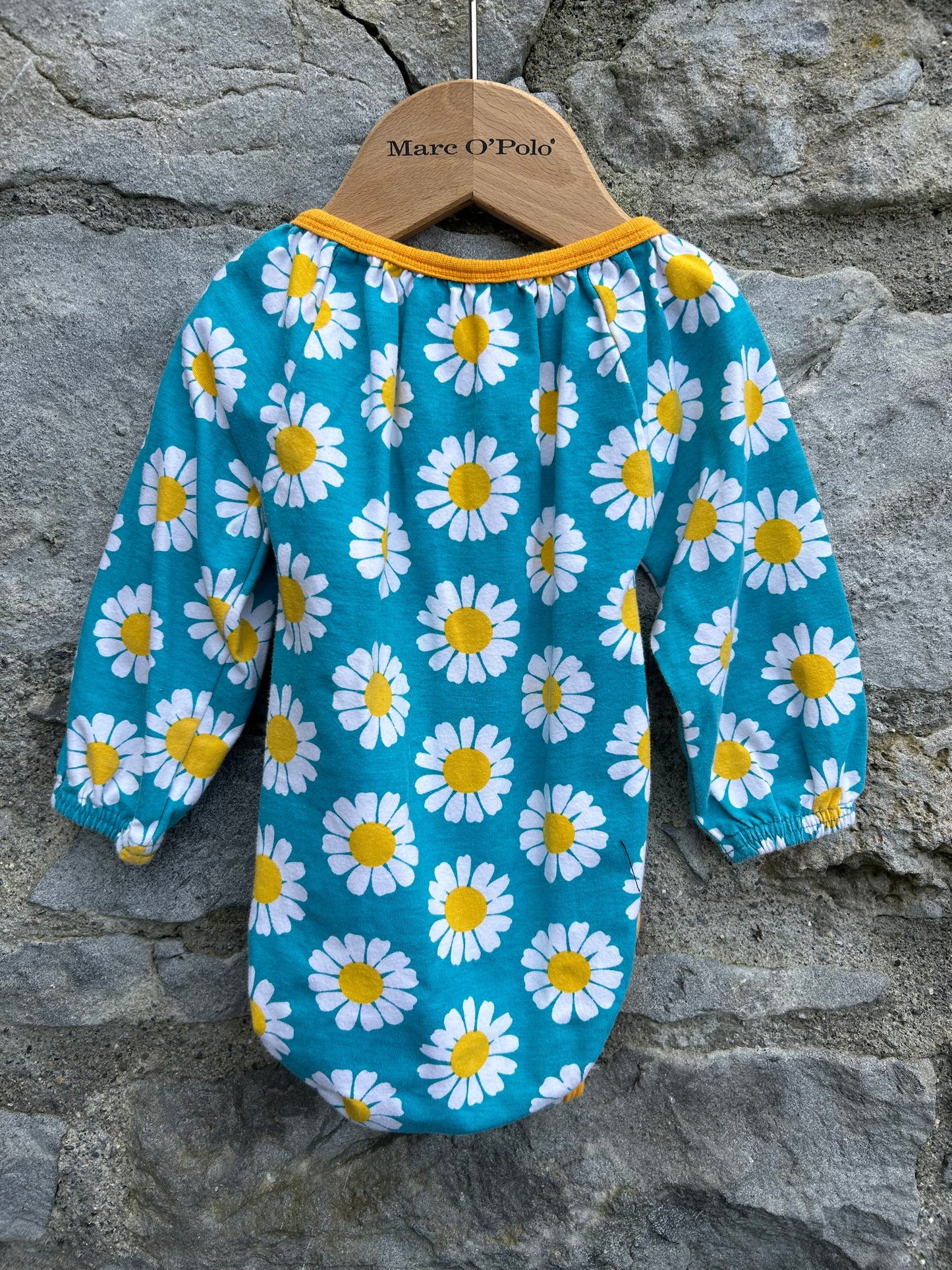 Blue daisies vest  3-6m (62-68cm)