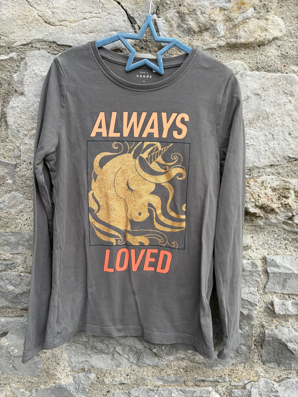 Always loved grey top  9-10y (134-140cm)